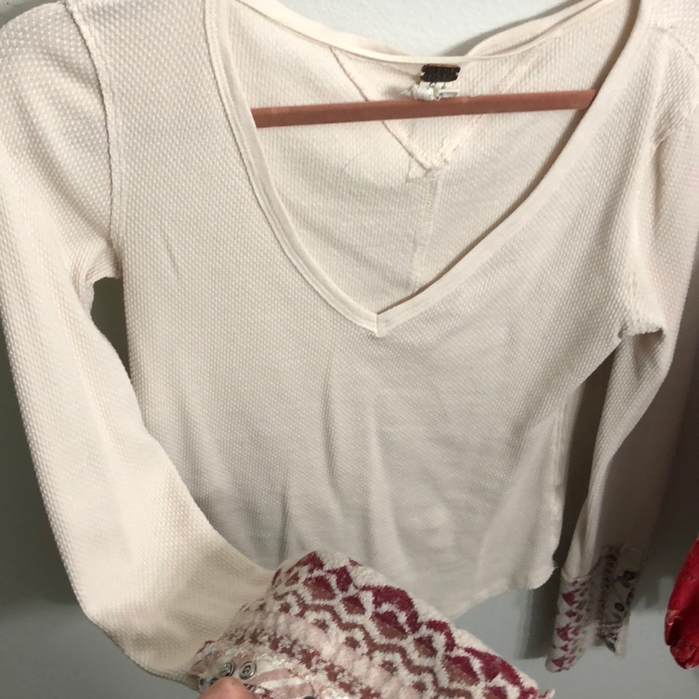 Free People Long Sleeve Knit Top